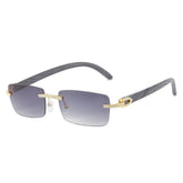 (6 PACK) Rimless Wholesale Sunglasses 2022 M121013 - Bulk Sunglasses Wholesale